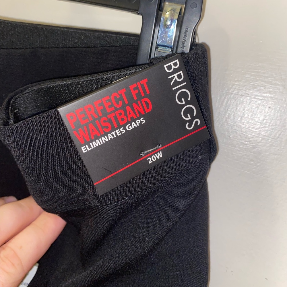 NWT Briggs Perfect Fit Waistband Dress Pants-20W